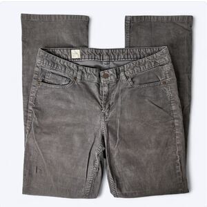 Lands End Canvas Boot Cut Corduroy Pants Sz 30 Gray Mid Rise Gorpcore Fall